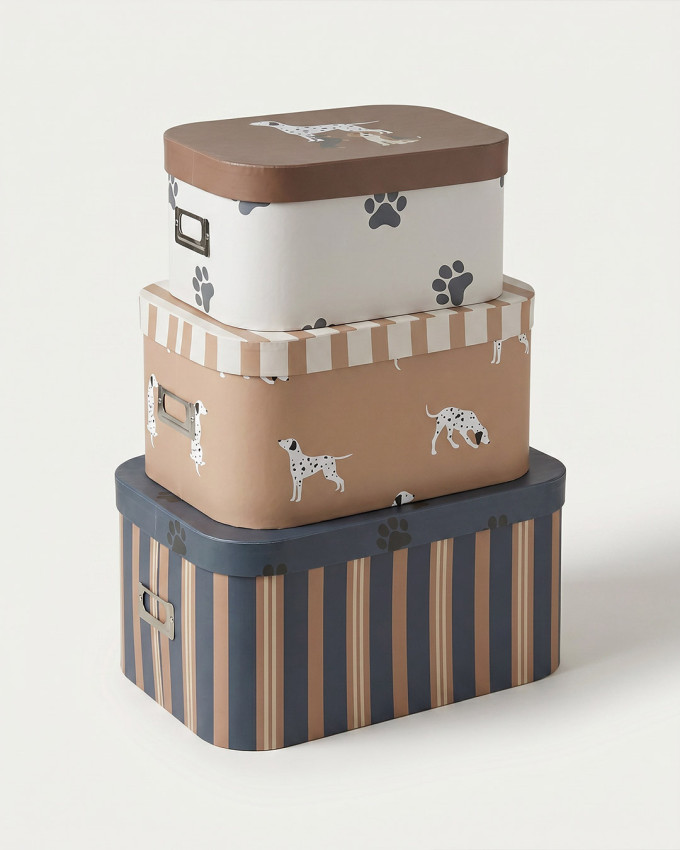 Set de 3 cajas de cartón DALÍ