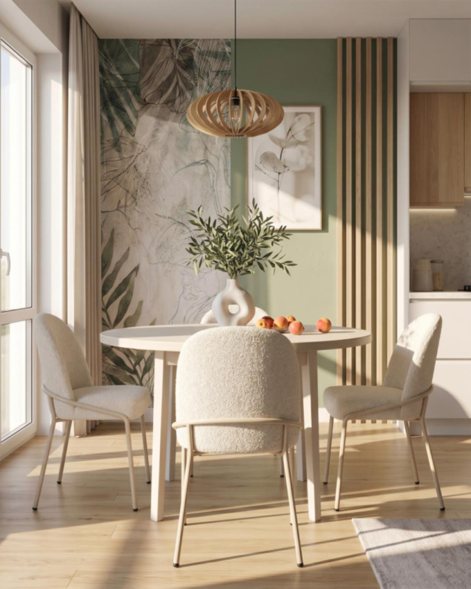 Silla de comedor pata metálica SANA