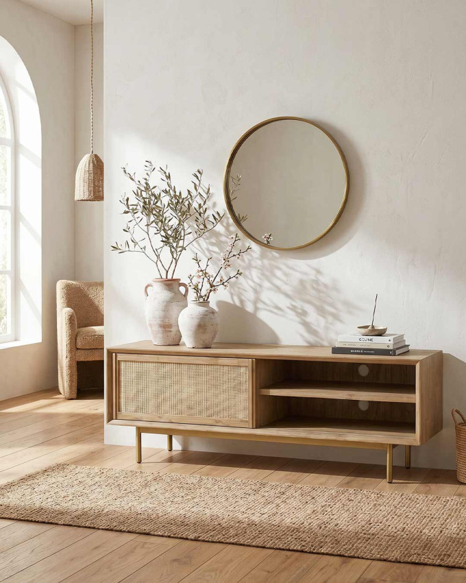 Mueble TV de ratán CINCINNATI