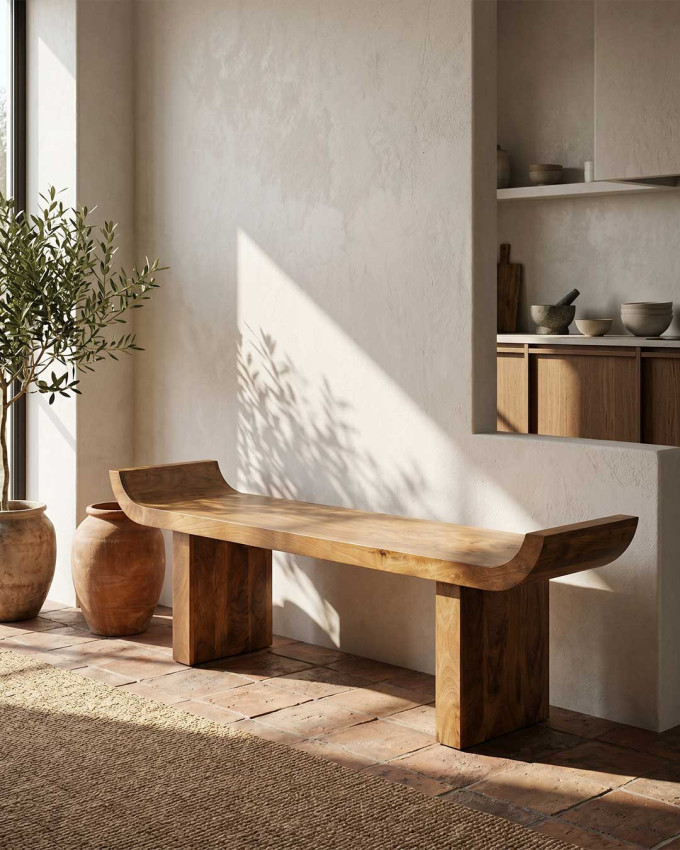 Banco en madera mango ALVER