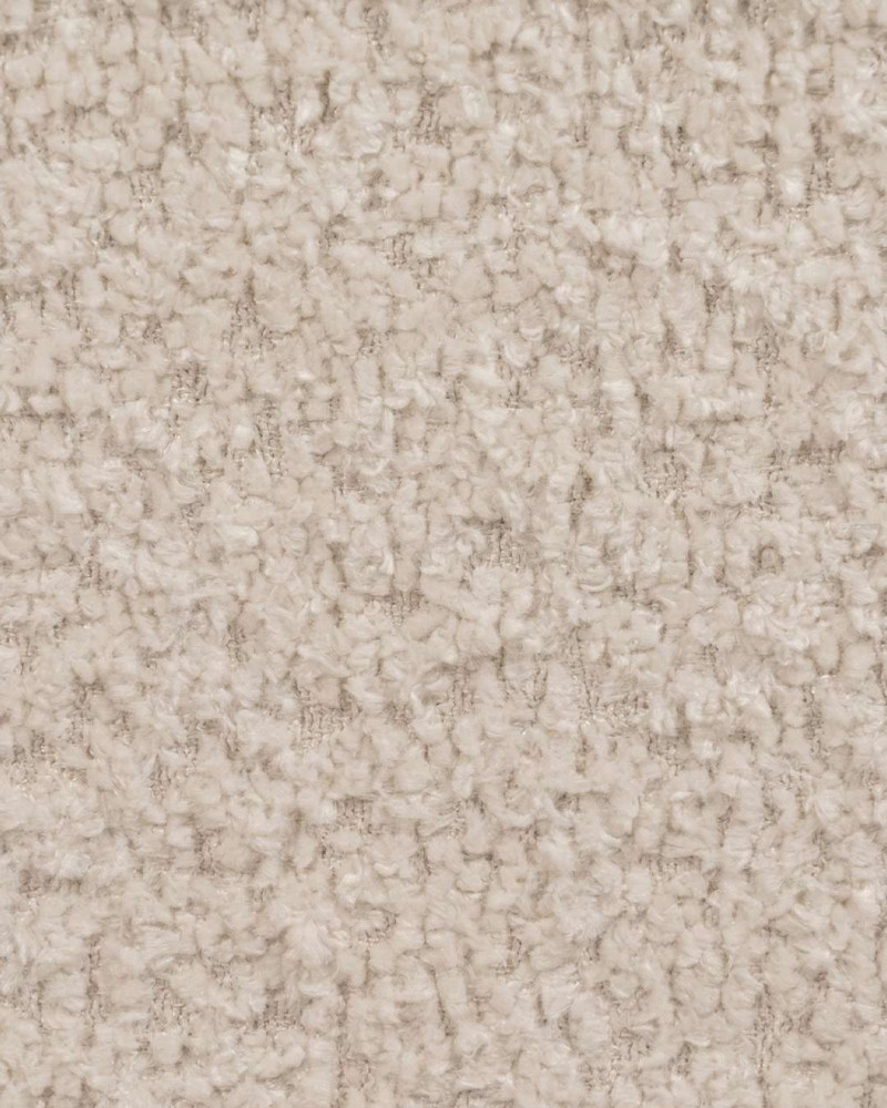 Banco baúl tapizado crema BOLZAN textura