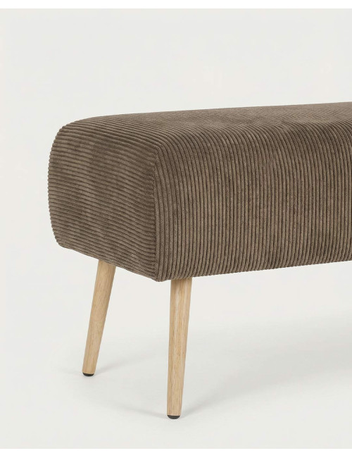 Banco LIVIN detalle izquierda marron
