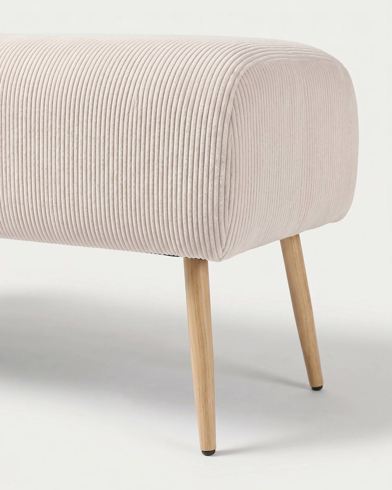 Banco LIVIN detalle derecho beige