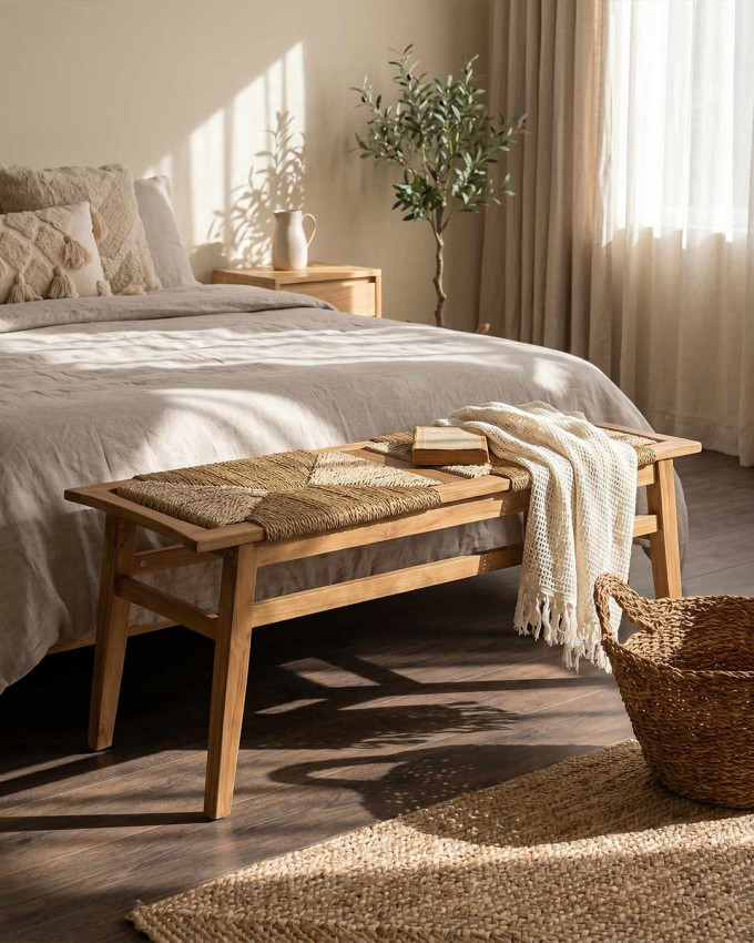Banco de madera teka SORREN