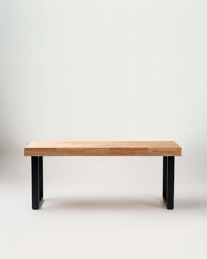 Banco asiento roble nórdico VENTUR
