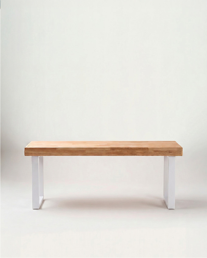 Banco asiento roble nórdico VENTUR
