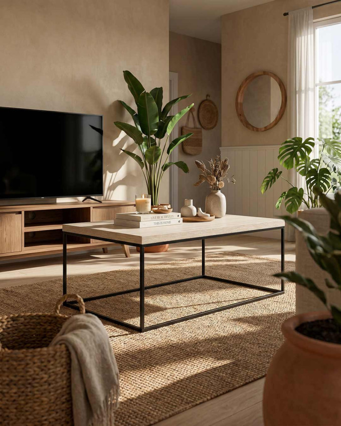 Mesa de centro rectangular KOA