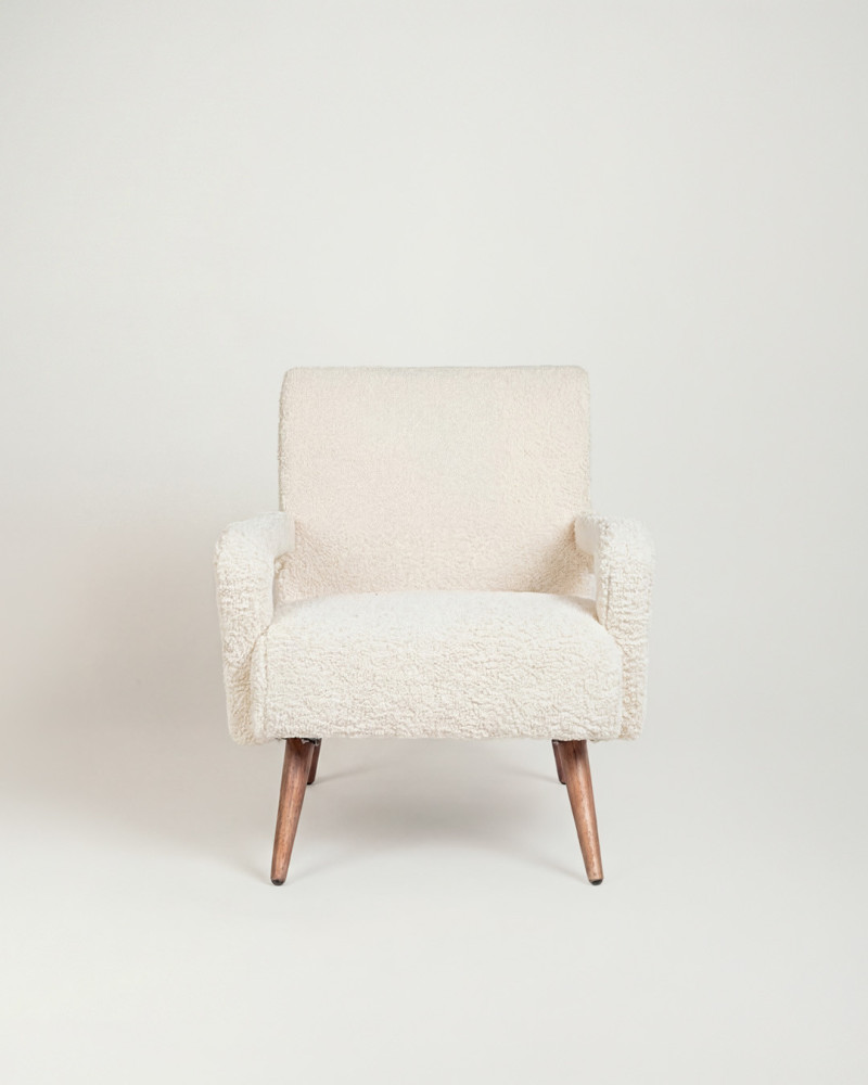 Sillón patas madera LILO-frente
