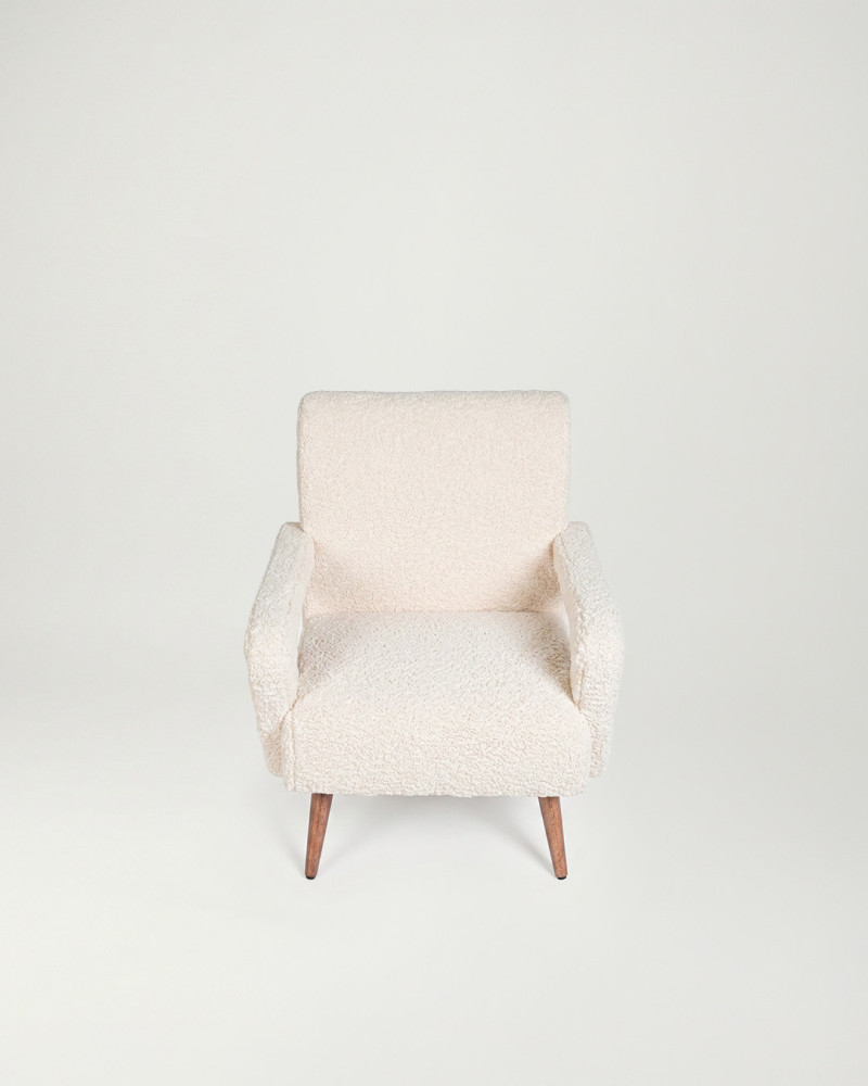 Sillón patas madera LILO-alzado