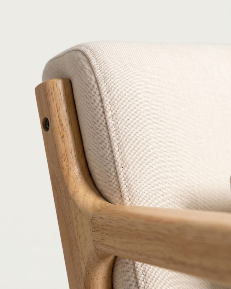 Sillón estructura de madera FASE-detalle 2