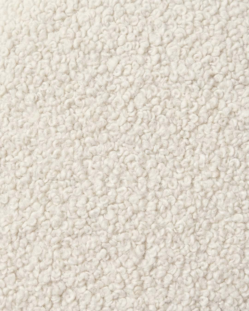 Puf elevado DM-tejido MIRKEN crema detalle