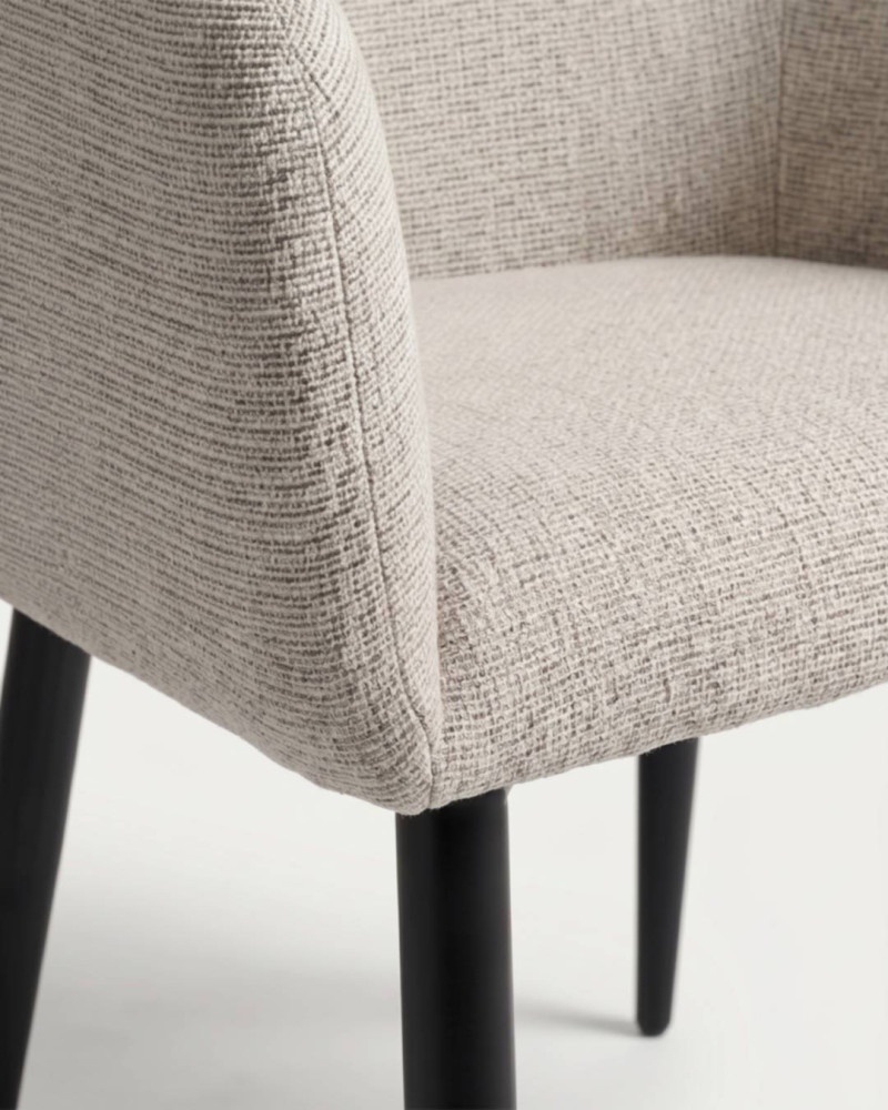 Vista detalle Sillón tapizado KATA