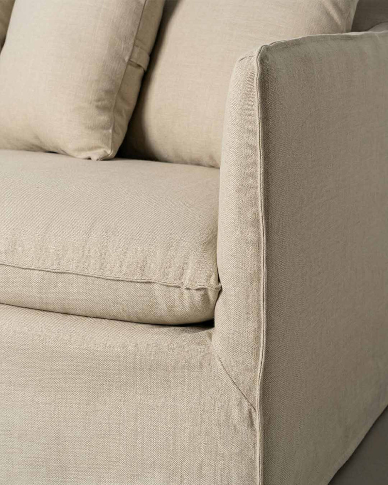 Sofá beige salon CALVIA | Rey Home