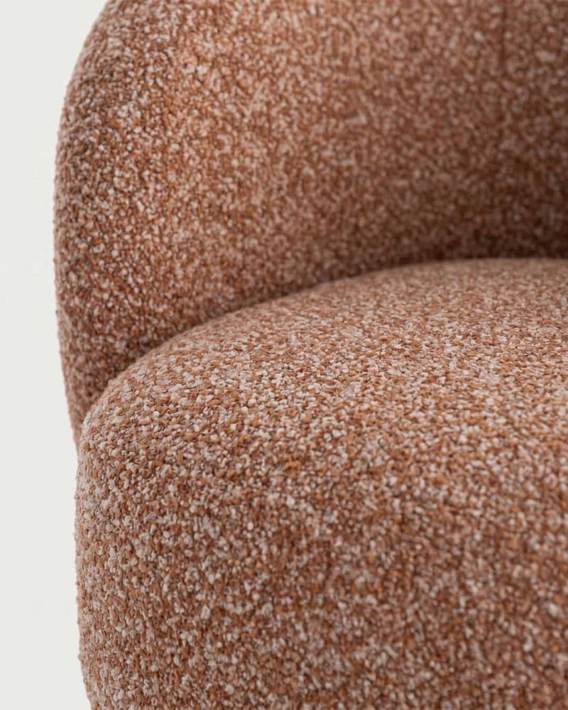 Butaca  giratoria tejido ALDERA detalle