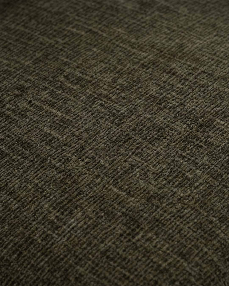 Butaca verde tejido-madera  DELVORA detalle
