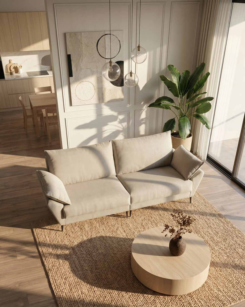 Sofá chaiselonge moderno ORSANO decorada
