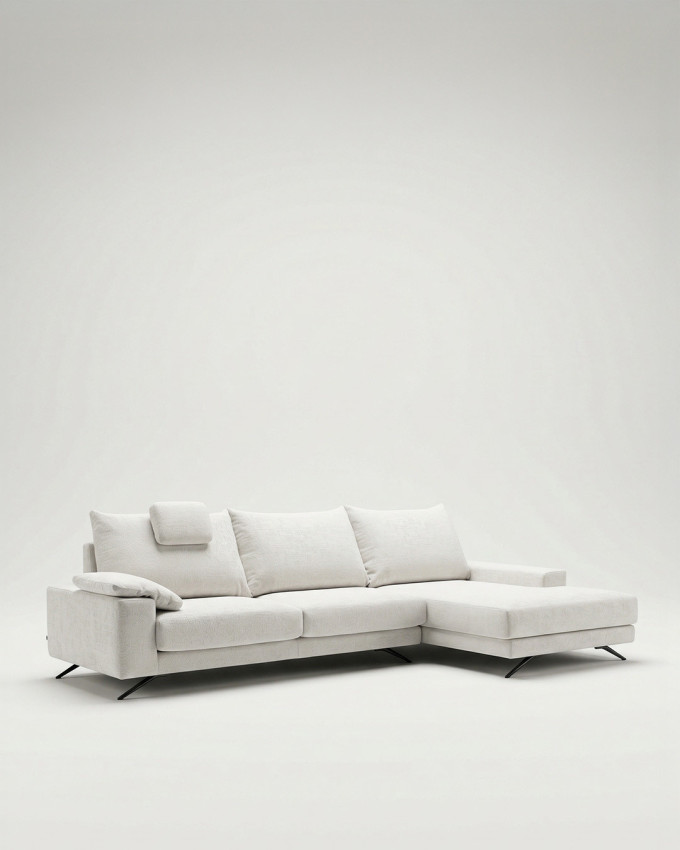 Chaiselongue pata metálica NERVO