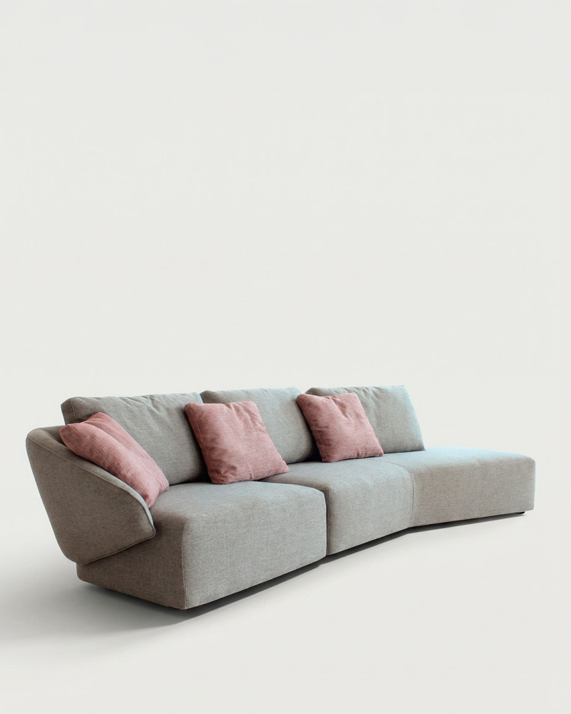 Sofa chaiselonge ZANETI vista lateral