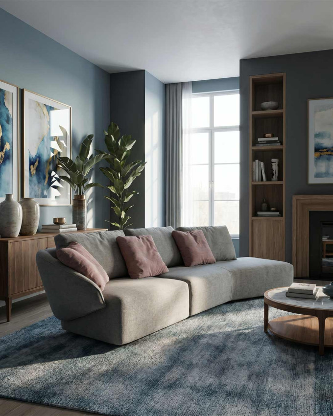 Sofa chaiselonge ZANETI
