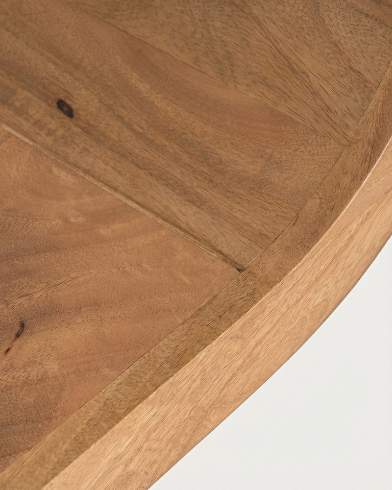 Vista detalle Banco natural madera mango ALVER