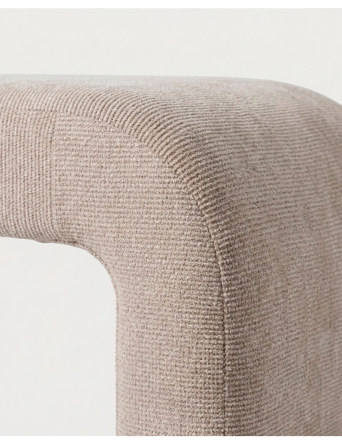 Vista detalle Banco set 3 piezas tejido beige VIGAR