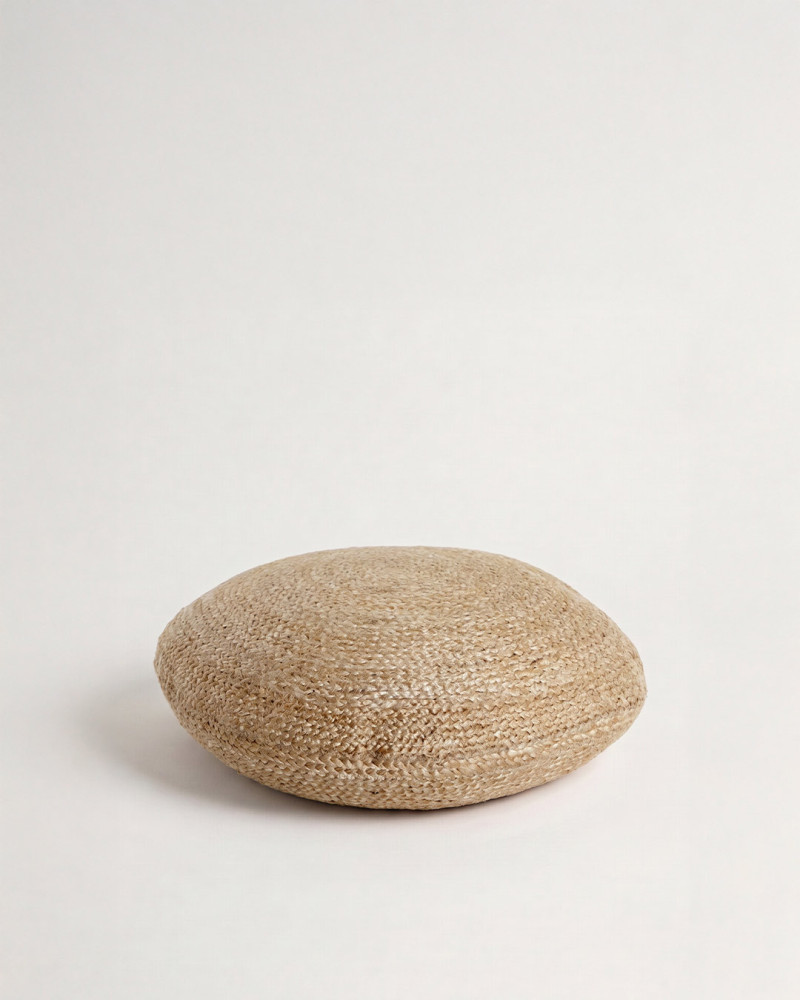 Puf fibra natural PALMER frontal