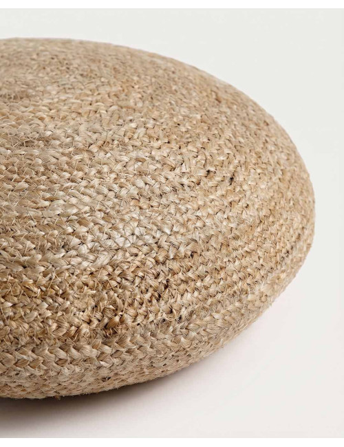 Puf fibra natural PALMER detalle derecho