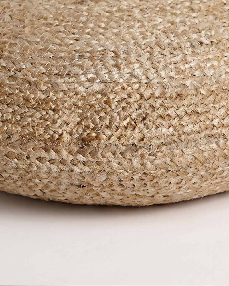 Puf fibra natural PALMER detalle centro