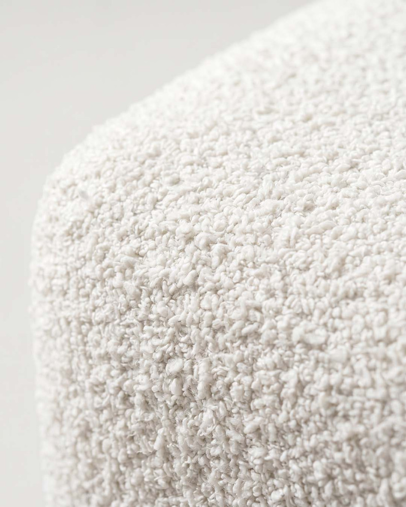 Puf crema DM-tejido ALVIERO | Rey Home