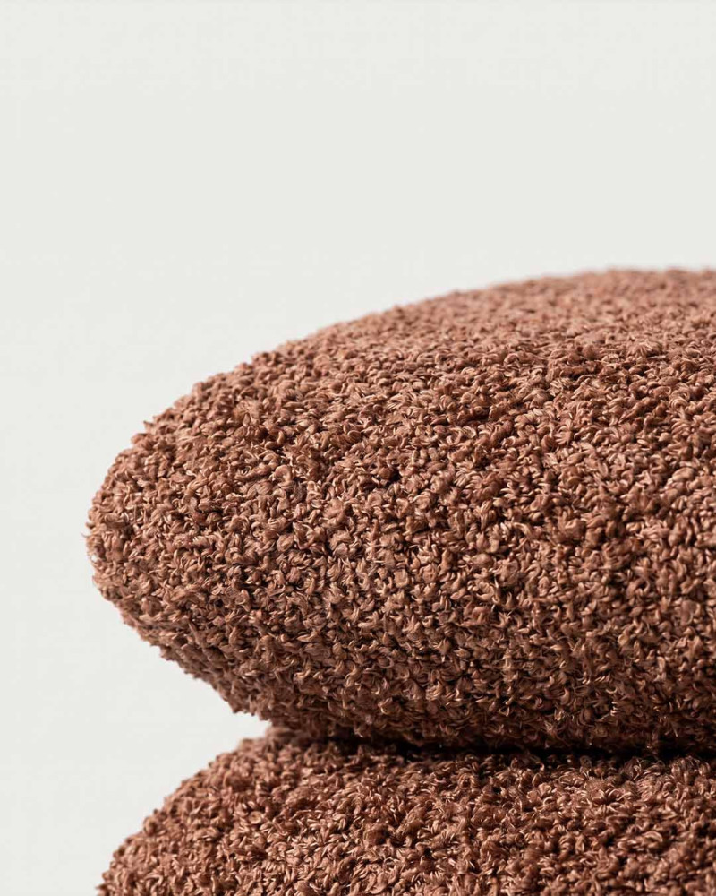 Puf crema DM-tejido ALVIERO | Rey Home