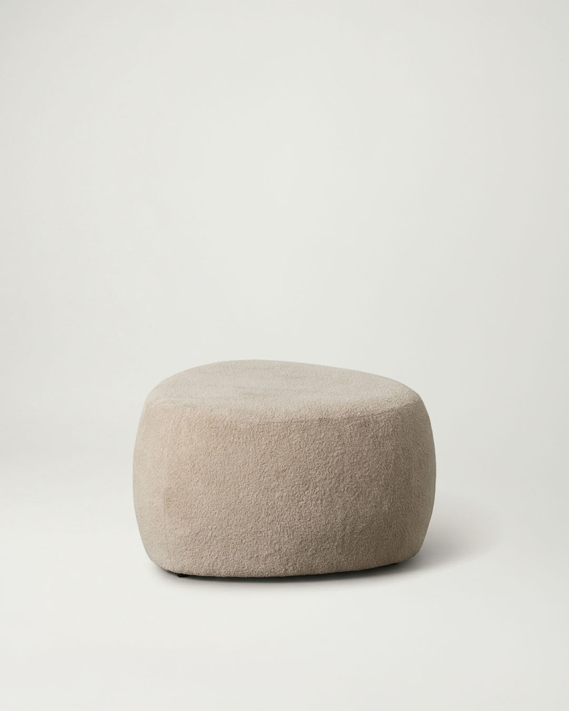 Puf lounge beige tejido DUNAR | Rey Home