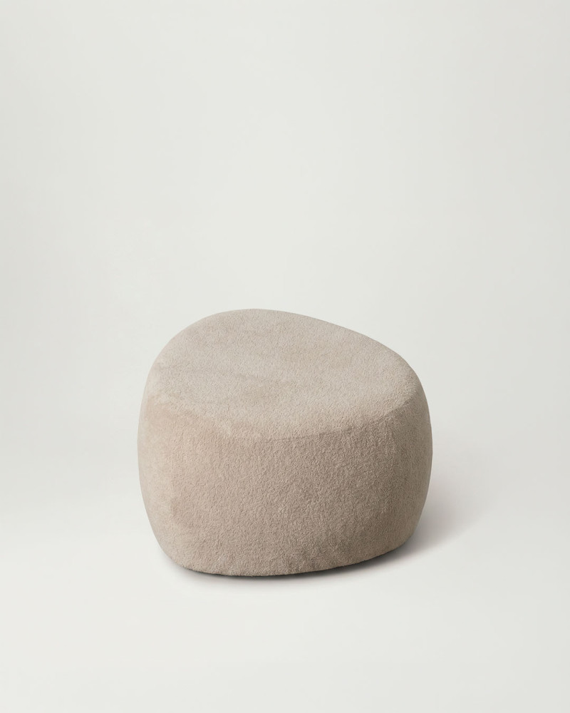 Puf lounge beige tejido DUNAR | Rey Home
