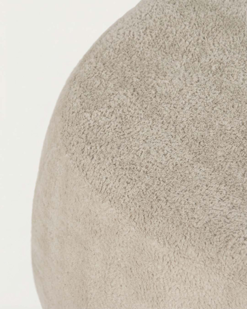 Puf lounge beige tejido DUNAR | Rey Home