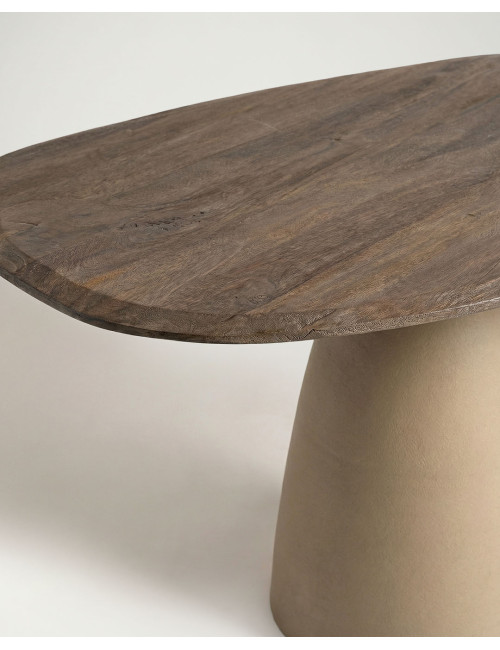 Mesa de centro ó de comedor AURA detalle izquierdo