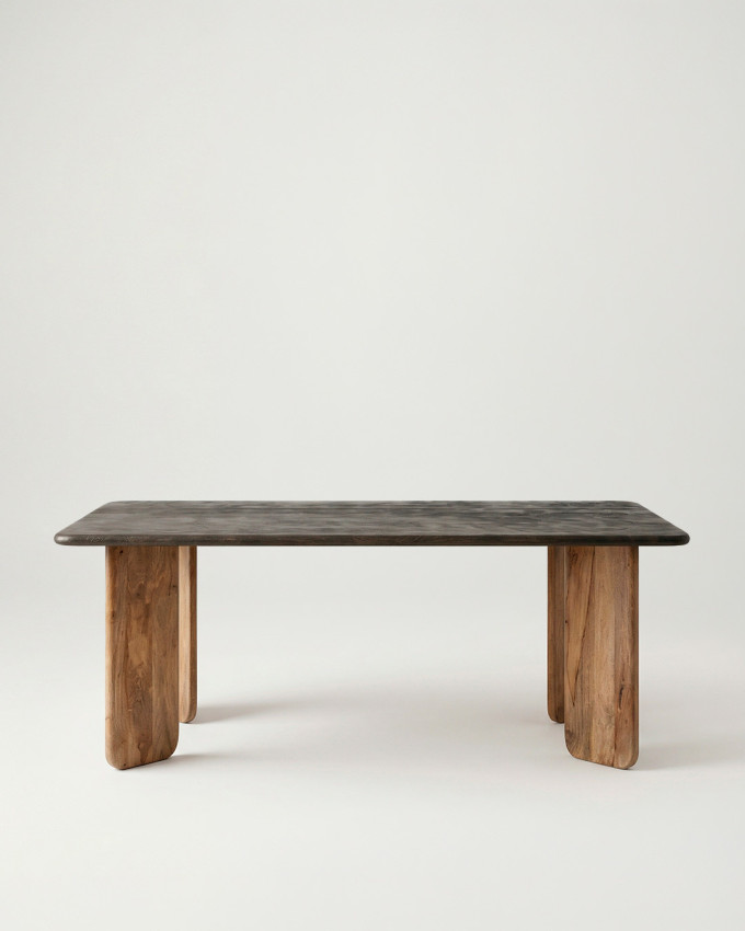 Mesa comedor madera mango CRESA