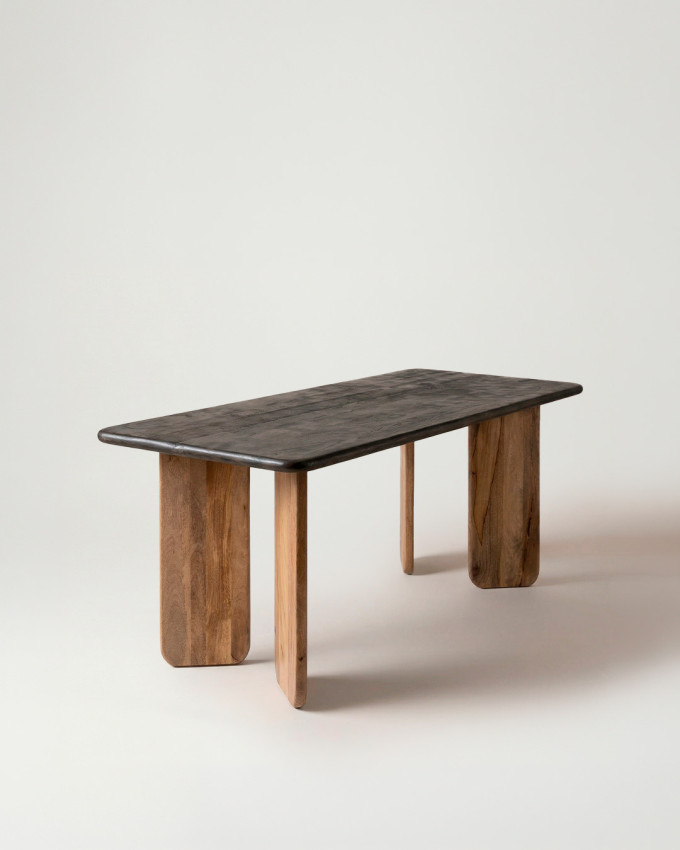 Mesa comedor madera mango CRESA