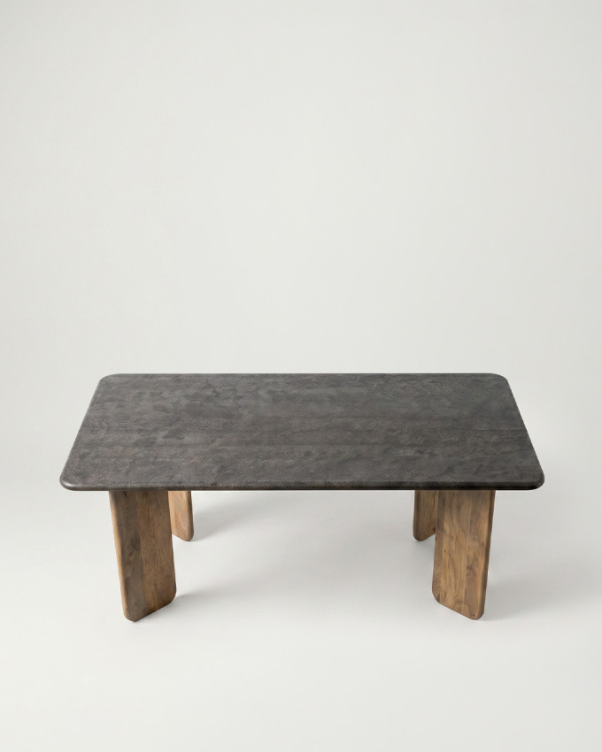 Mesa comedor madera mango CRESA