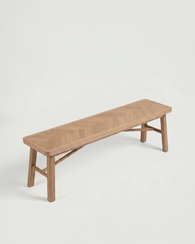 Mesa de comedor LIAM picada tres-cuartos
