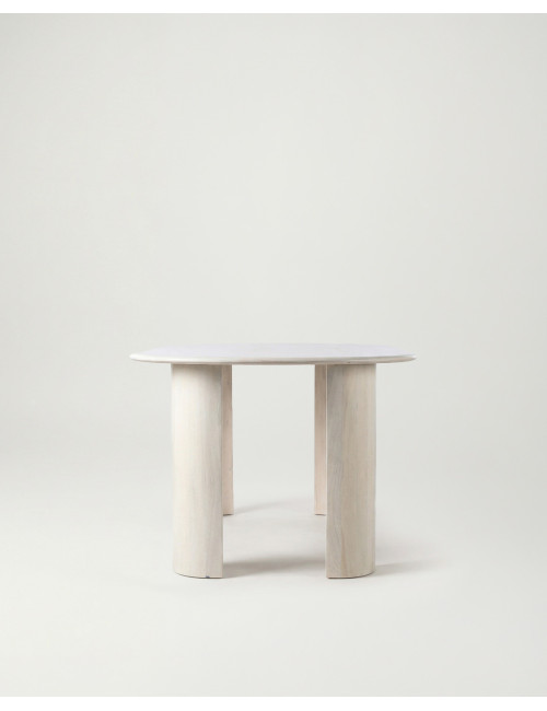 Mesa comedor madera mango NOEM lateral
