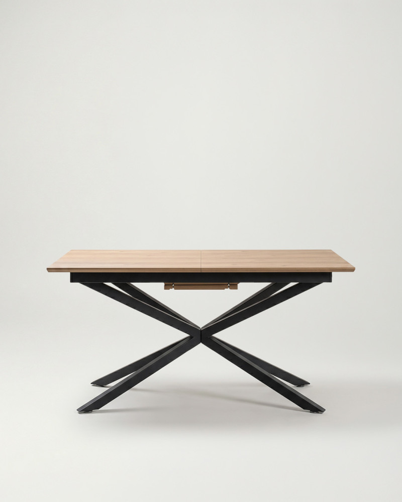 Mesa comedor extensible DM-metal SOLARO frontal