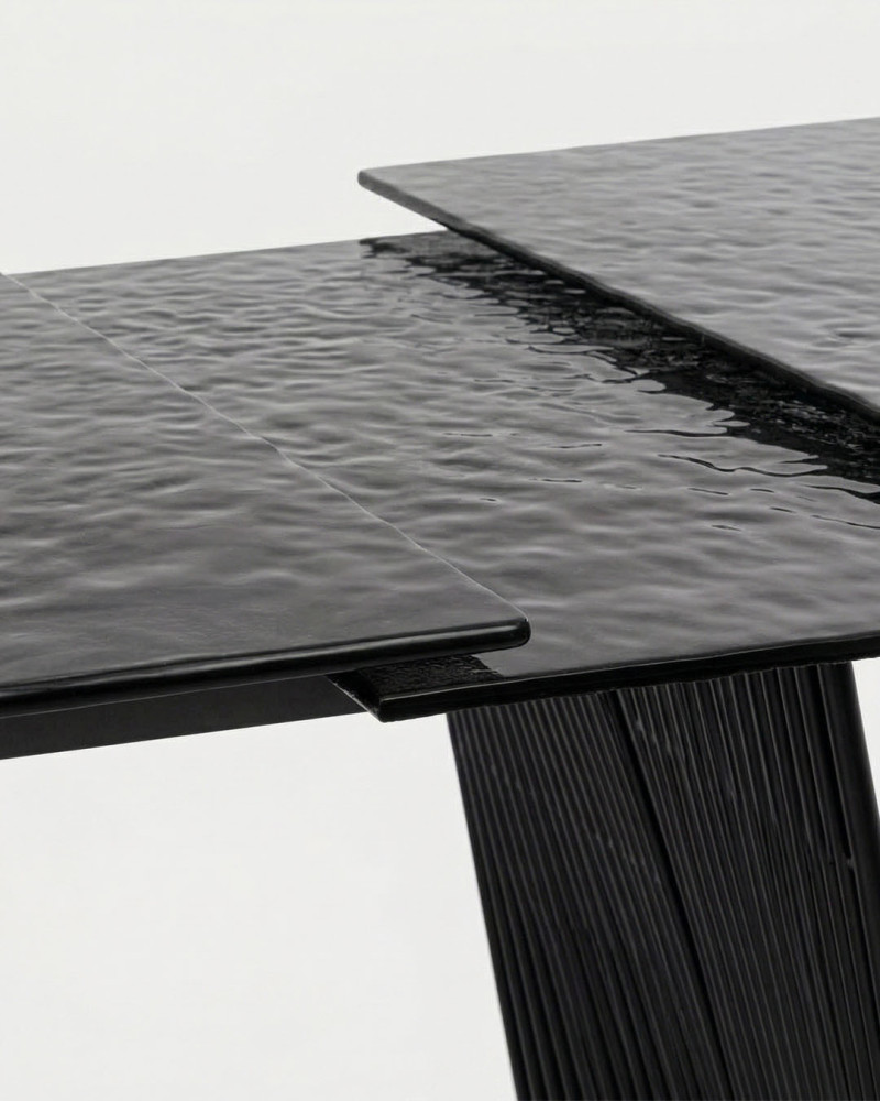 Mesa de comedor SONIC detalle de la mesa desplegable