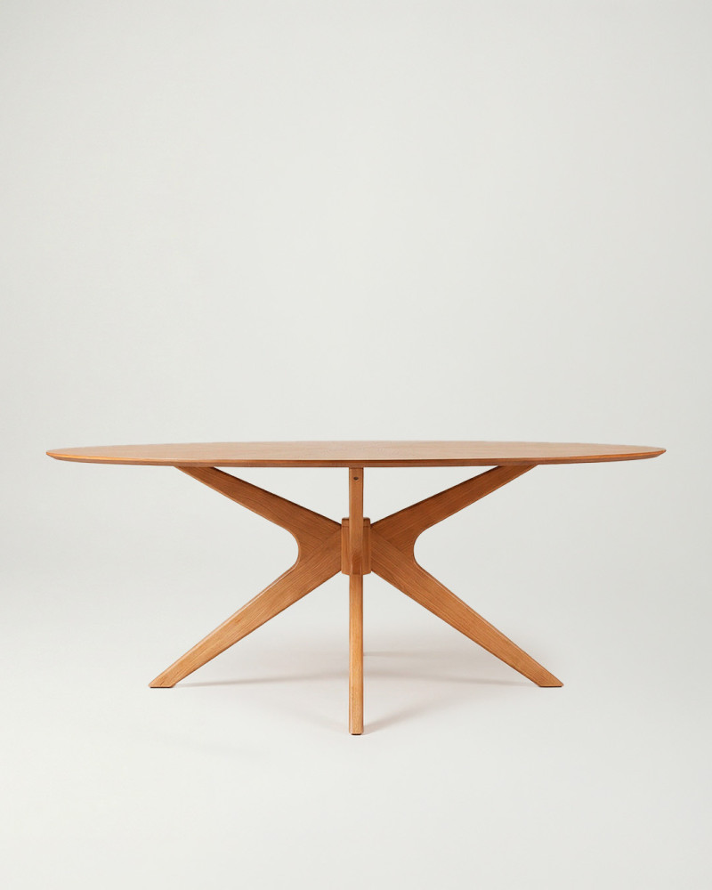 Mesa comedor redonda TIANIA frontal