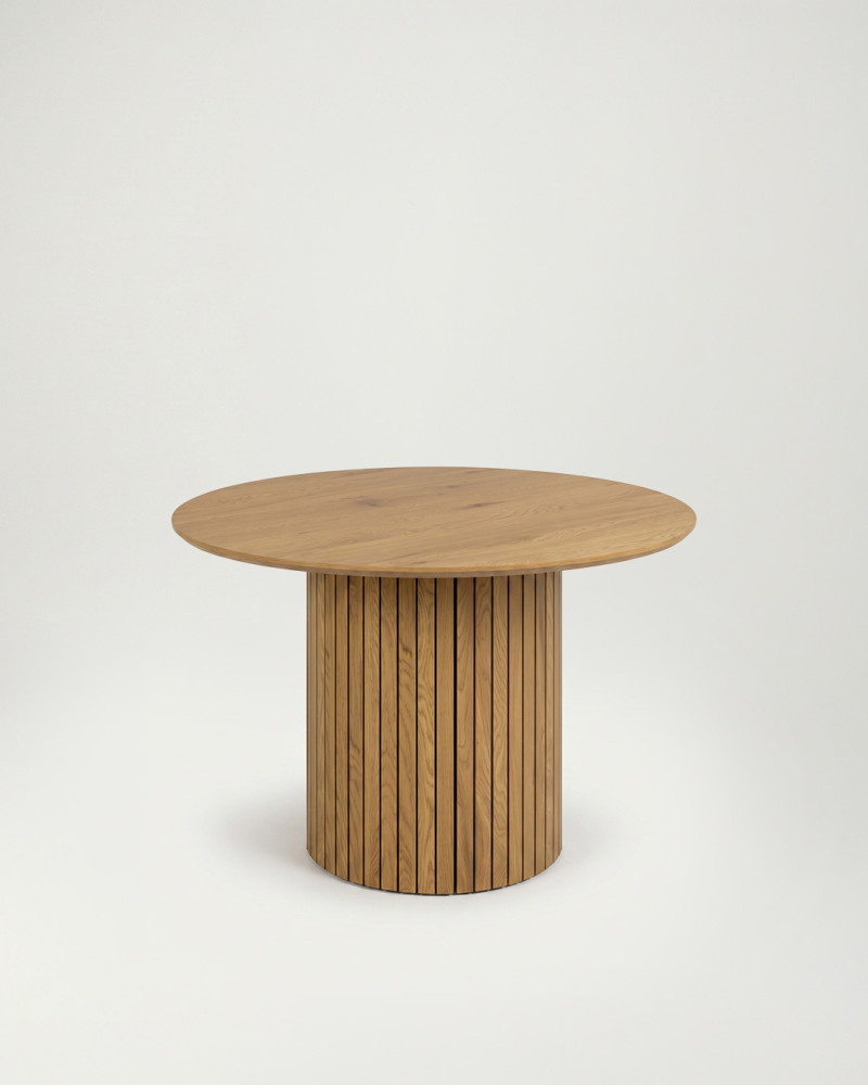 Mesa de comedor redonda TYRA frontal