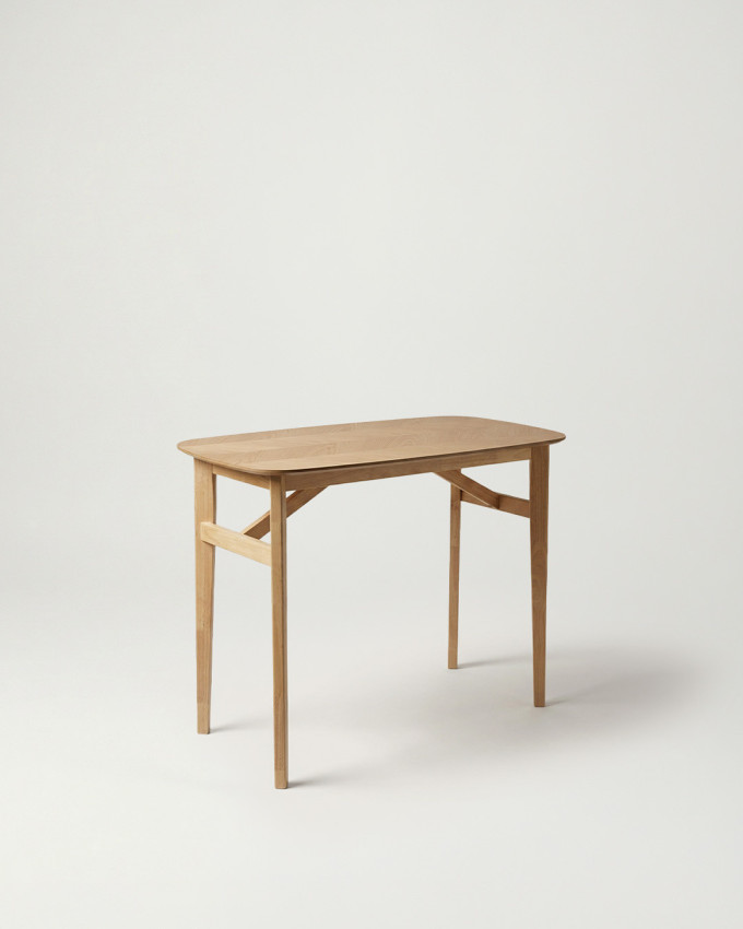 Mesa alta en chapa de roble BRIVO