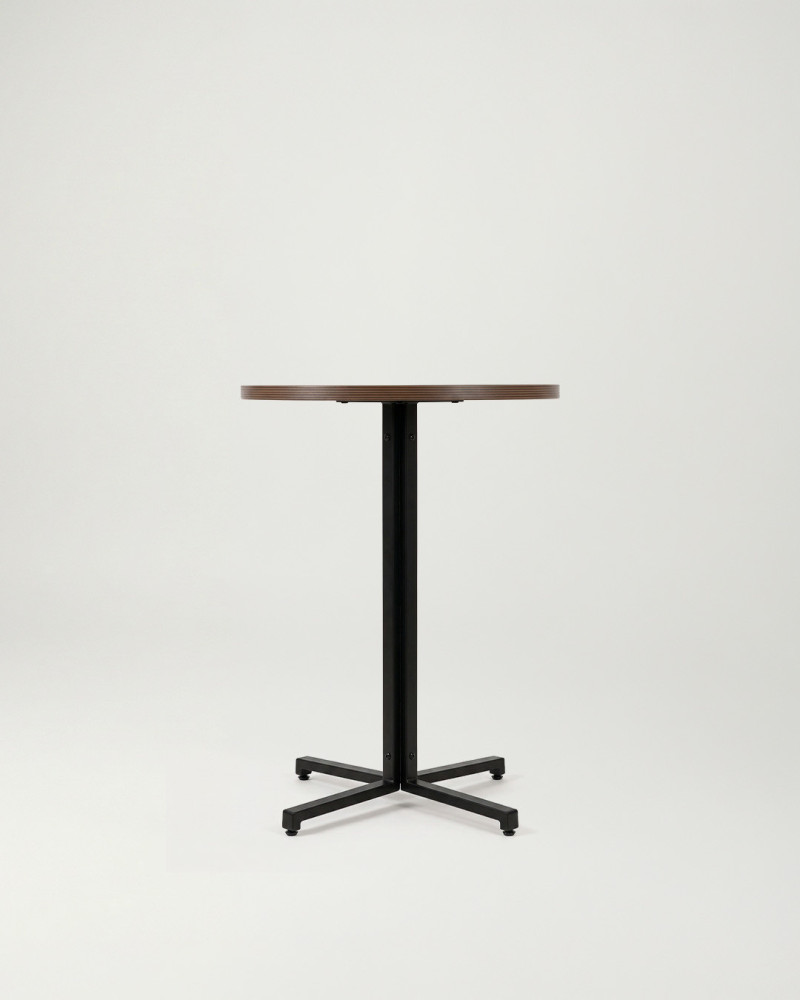 Mesa auxilar natural-negro DM-metal KALENO | Rey Home