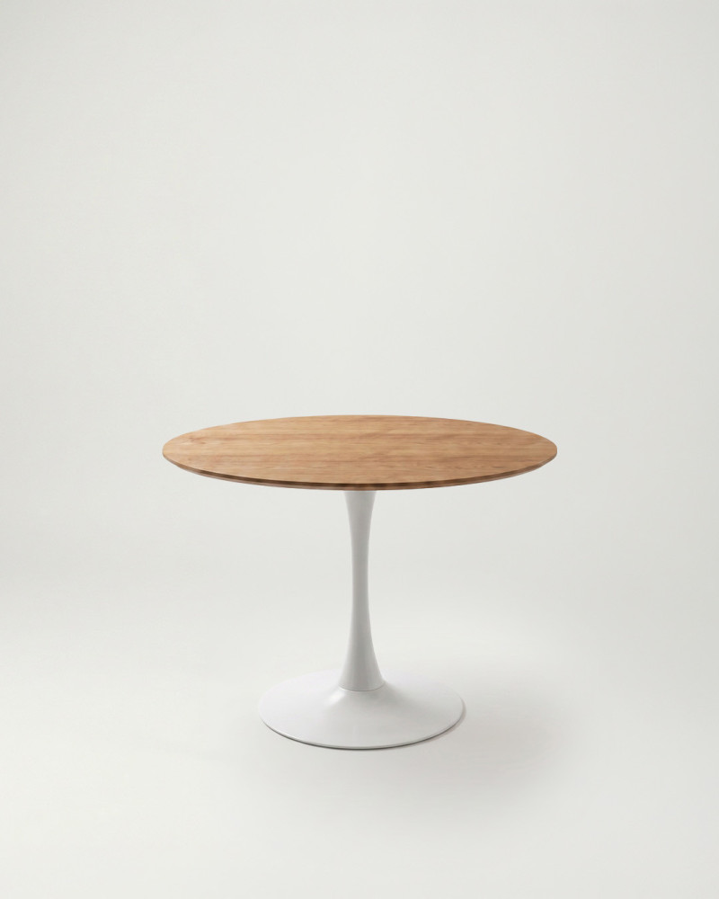 Mesa de cocina NARVIK vista frontal madera