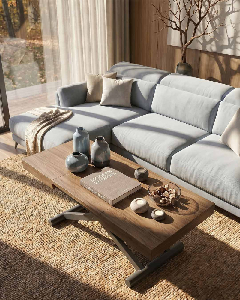 Mesa de centro elevable ROD-ambiente