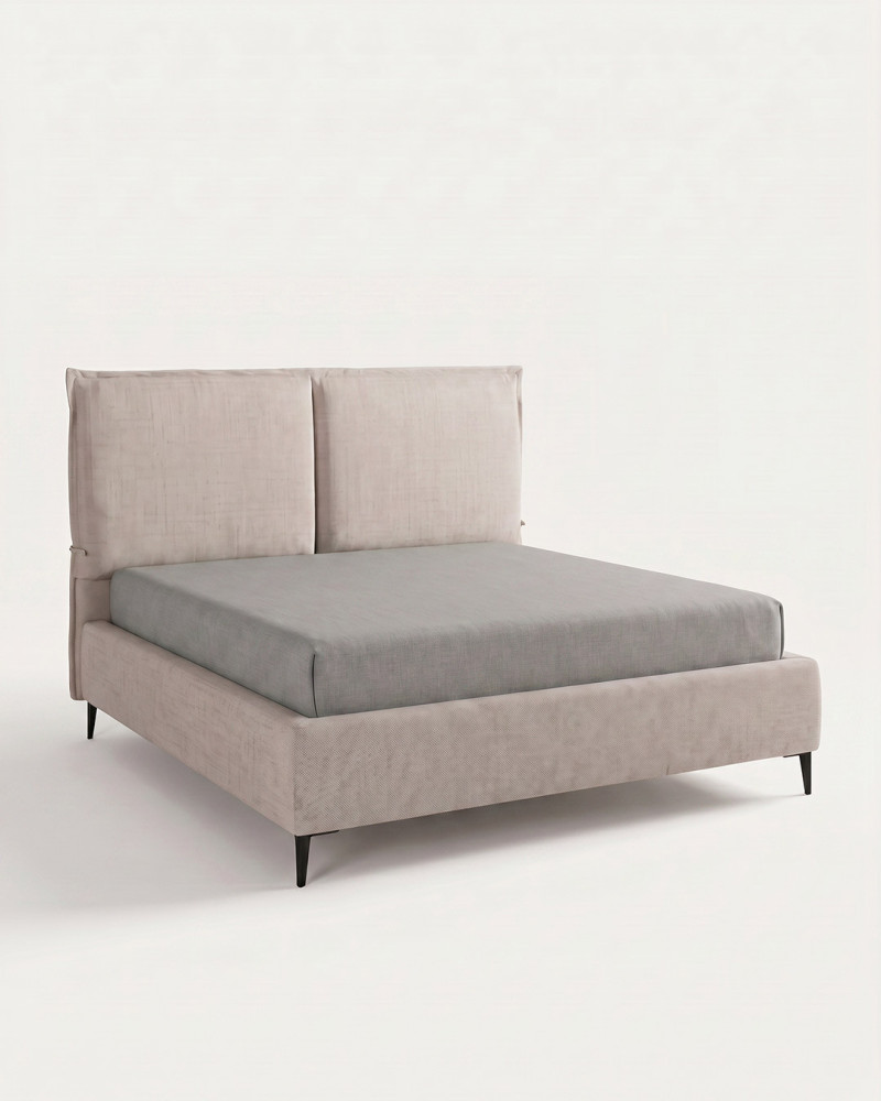 Cama con Canapé Tapizado NOMA | Rey Home.