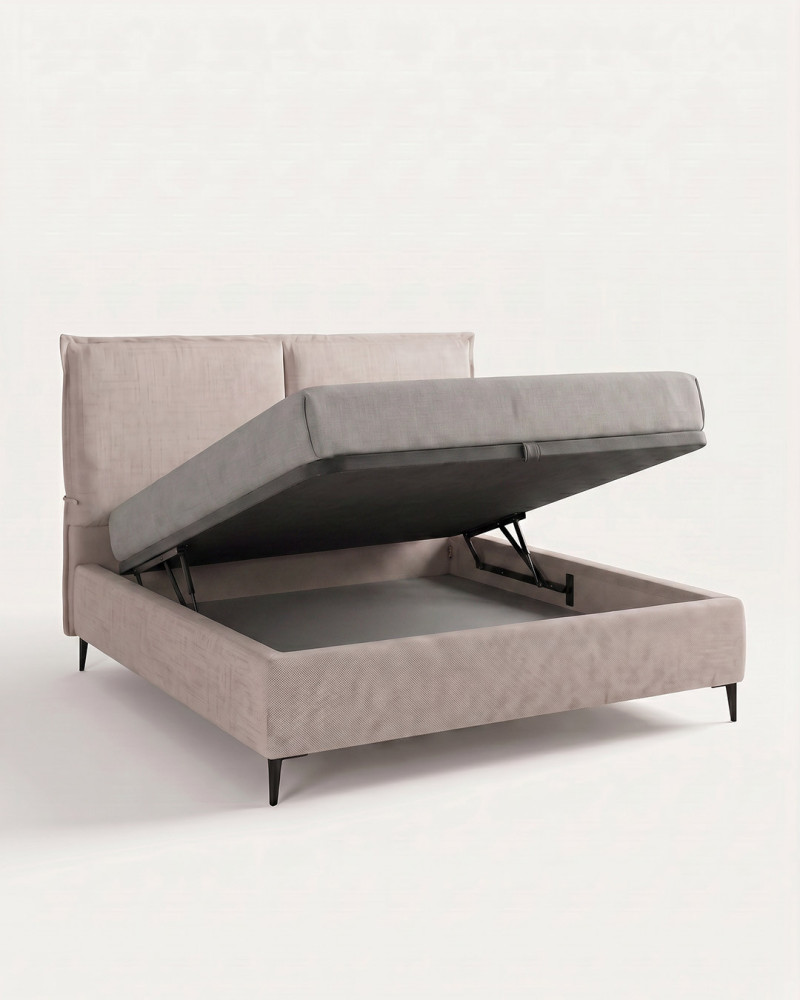 Cama con Canapé Tapizado NOMA | Rey Home.