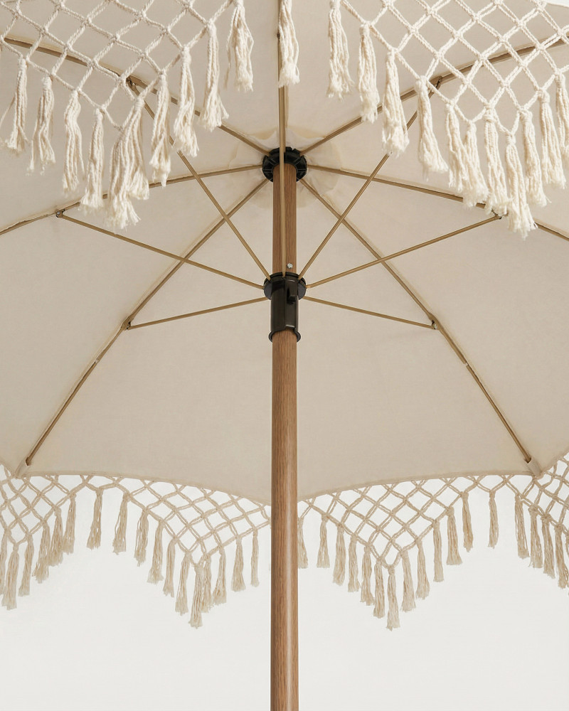 Parasol flecos UV-50 aluminio CALDER | Rey Home